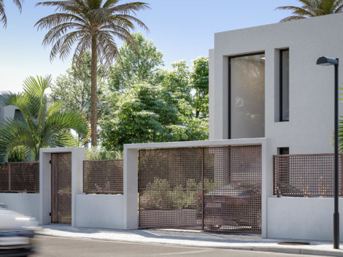 Aquamarina outside door